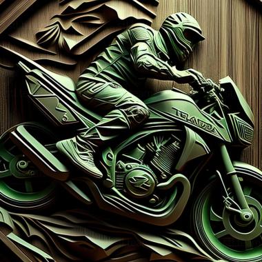 3D модель Kawasaki KLX230R (STL)